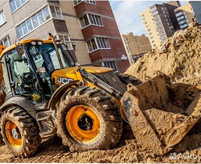 Аренда услуги экскаватора погрузчика jcb
