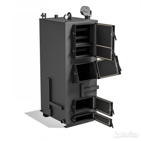 Твердотопливный котёл длительного горения