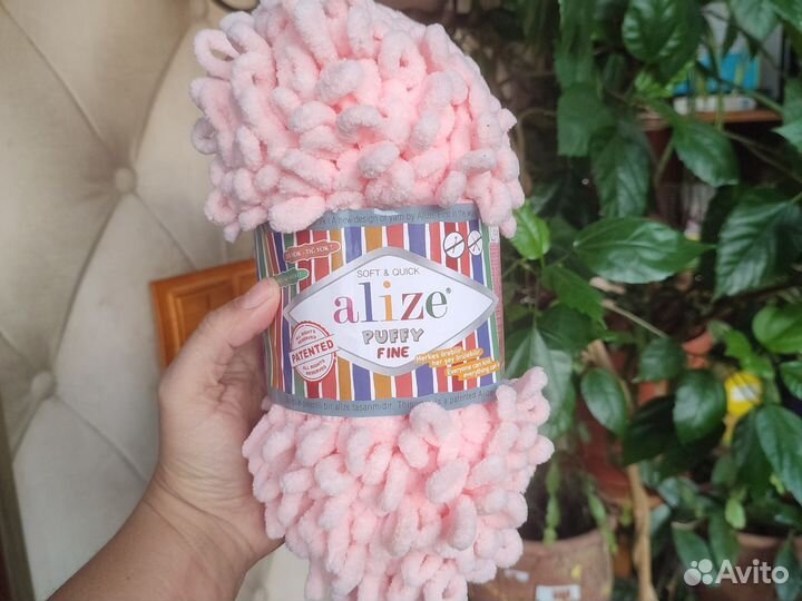 Пряжа alize puffy 5 мотков