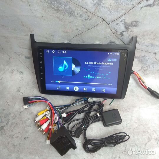 Штатная магнитола на volkswagen polo