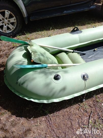 Лодка надувная резиновая двухместная б/у