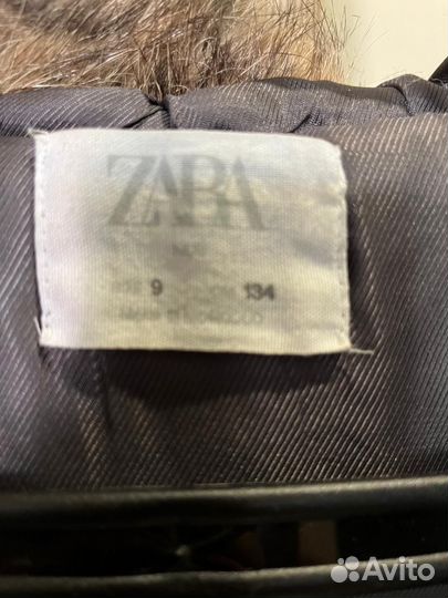 Пальто для девочки zara 134