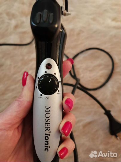 Щипцы плойка для завивки волос Moser ionic
