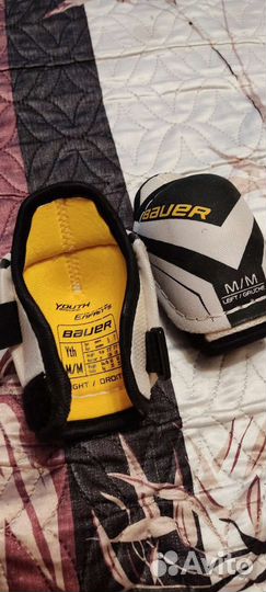 Налокотники хоккейные детские bauer