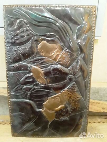 Картина чеканка СССР