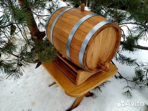 Бочка дубовая 5 литров