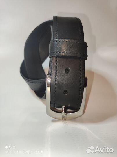 Мужской кожаный ремень ручной работы