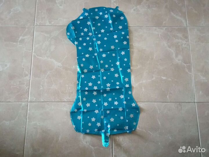 Фольгированный шар цифра 1 синий