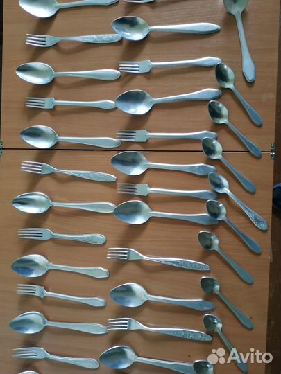 Алюминиевые ложки и вилки