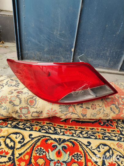 Задние фонари на hyundai solaris 1 рестайл седа