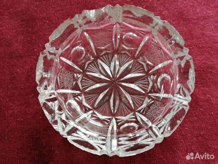 Пепельница хрустальная