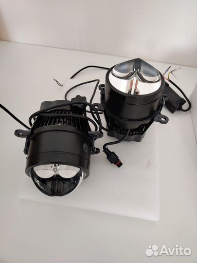 Лазерные Bi-LED линзы птф 3дюйма Лада, Рено, Хонда