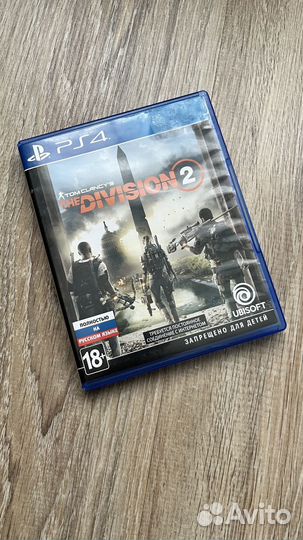 Диск с игрой Tom Clancy's Division 2 для PS4