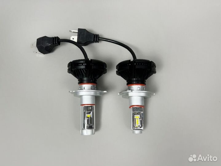 Лампы H4 LED 6000 LM X3