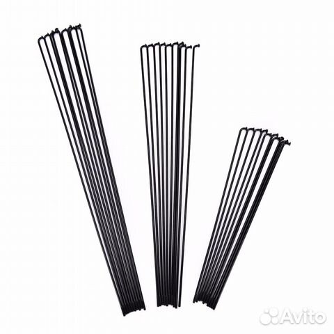 Спица с ниппелем 256мм (черн)