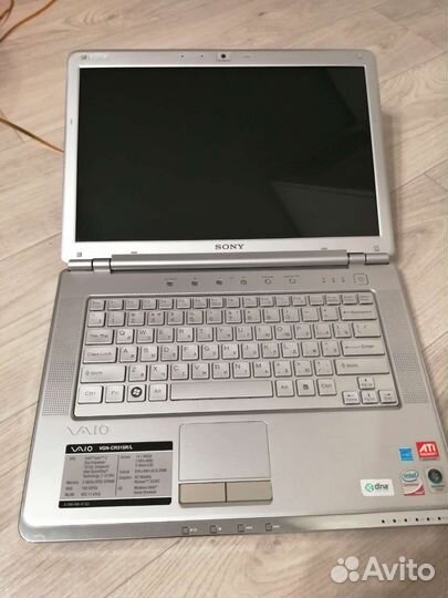 Ноутбук Sony vaio VGN-CR31SR/L(PCG-5K4P)