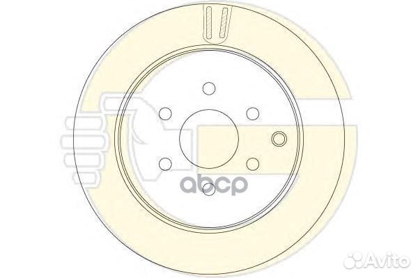 6062892 Диск тормозной nissan pathfinder 05/NA