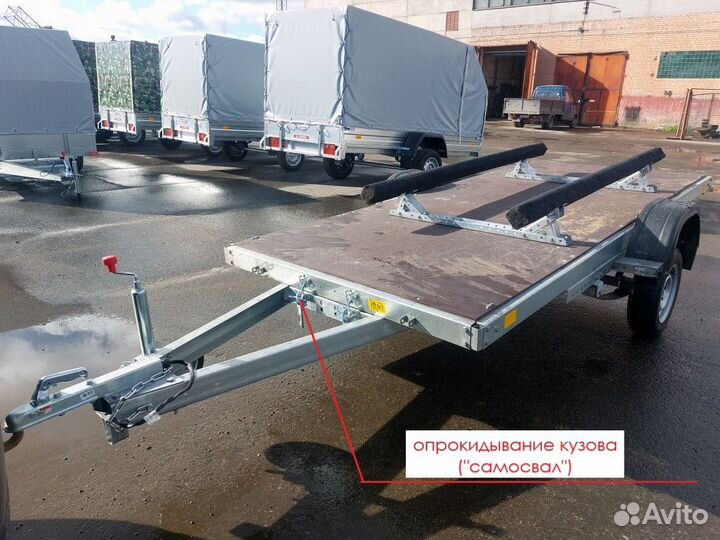 Прицеп 3.5х1.5 без бортов