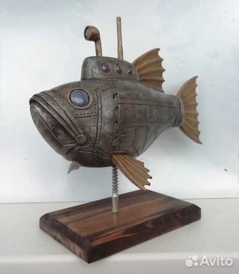 Рыба - стимпанк (steampunk)