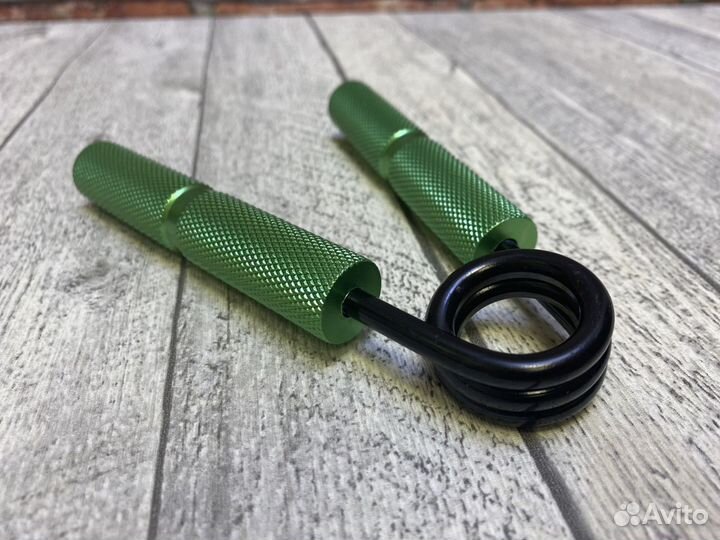 Эспандер кистевой пружинный espado, 35 кг зеленый