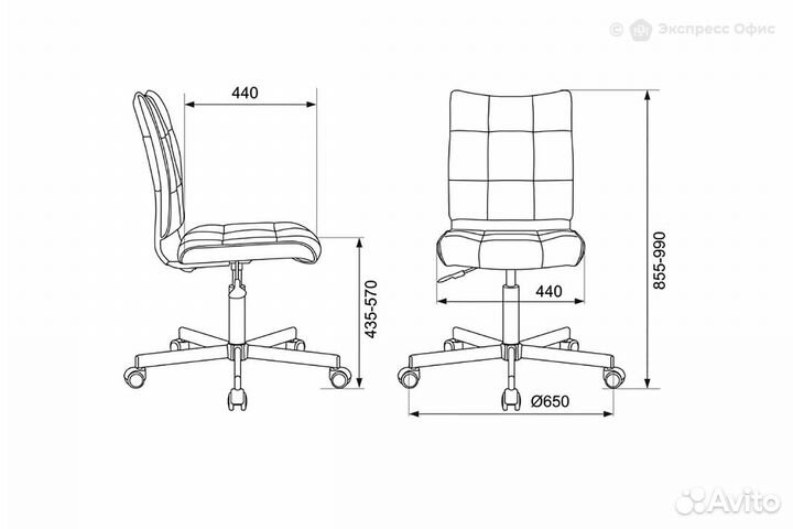 Кресло офисное Бюрократ CH-330M/beige