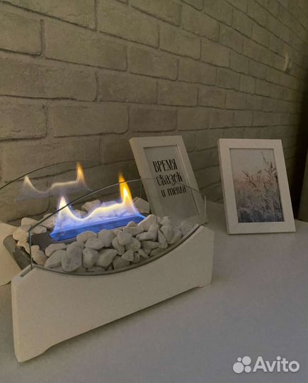 Камин настольный /биокамин новый