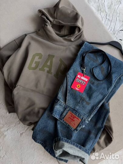 Худи gap женская оверсайз