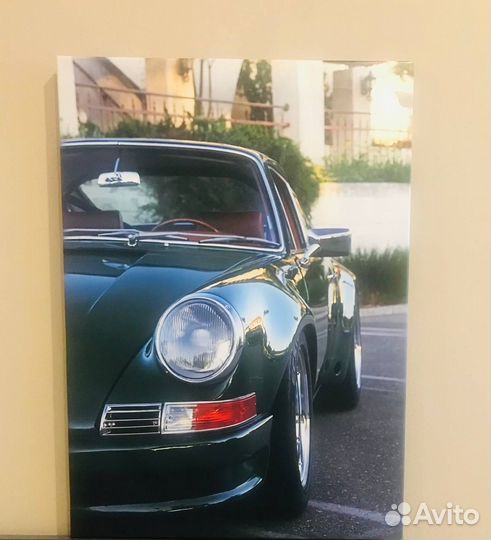 Картина автомобиля porsche 911 70 см х 50 см