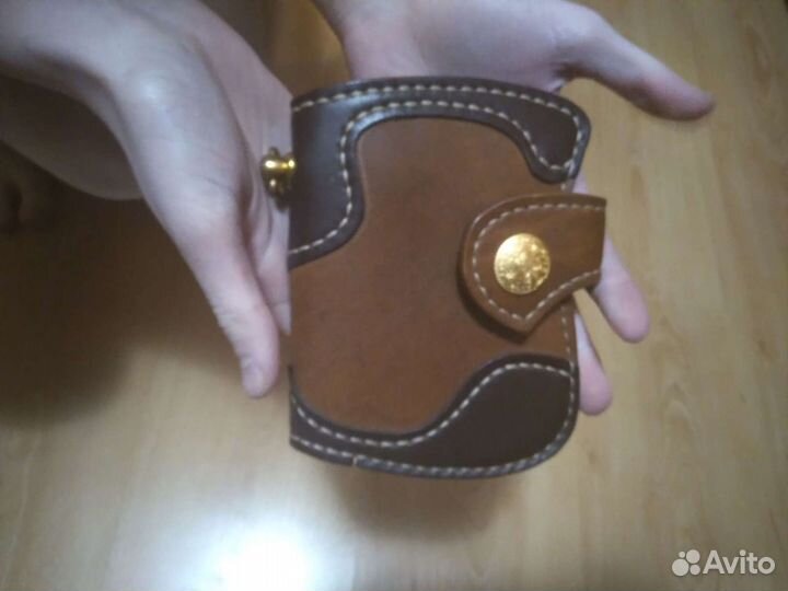 Кошелек кожанный ручная работа