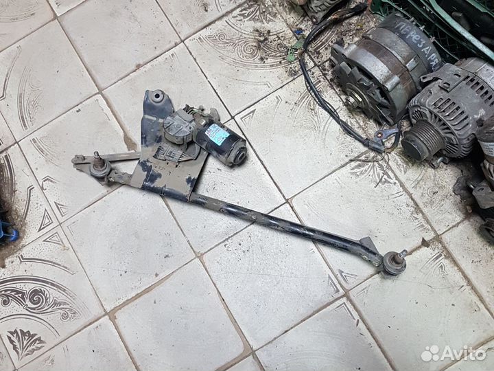 Трапеция дворников Renault Logan I c моторчиком