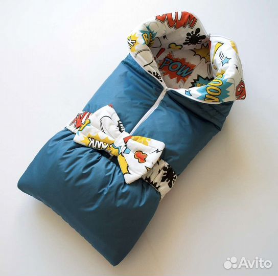 Новый Конверт на Выписку для мальчика