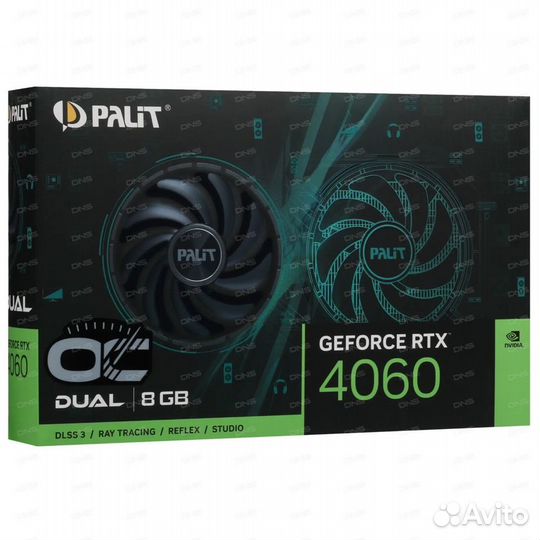 Видеокарта palit rtx 4060 dual oc