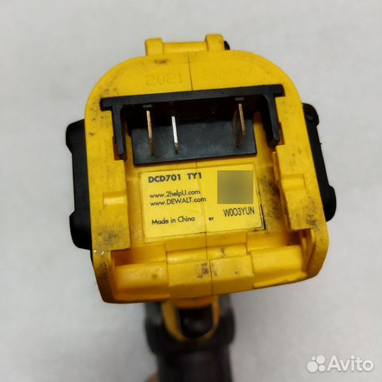 Dewalt dcd701 шуруповёрт