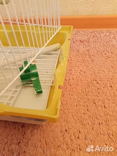 Клетка для волнистого попугая б/у