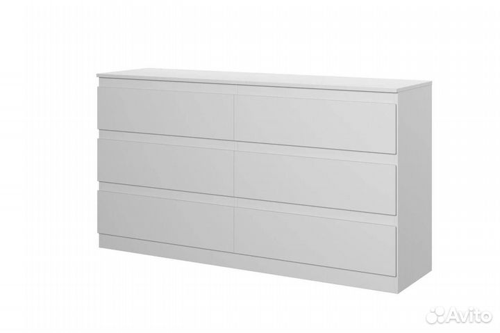 Комод белый, комод икеа, комод без ручек, комод