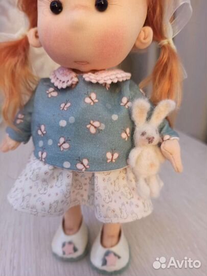 Кукла ручной работы. Текстильная