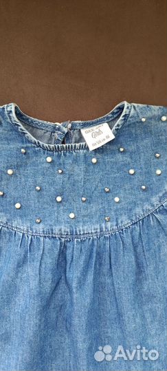 Джинсовое платье для девочки