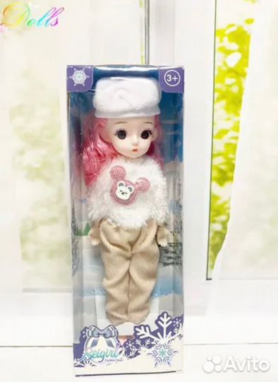 Новая игрушка для девочки кукла шарнирная