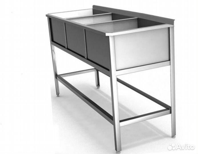 Ванна моечная 3 секц вм 3/400 есть разные размеры