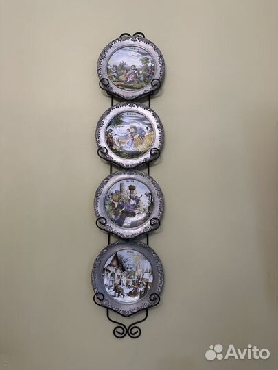 Коллекция декоративных настенных тарелок