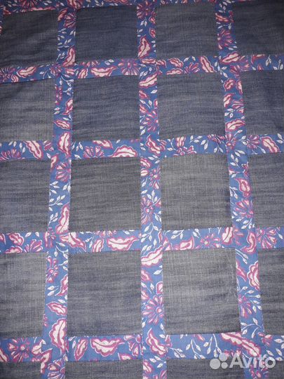 Джинсовый коврик хэндмей