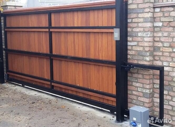 Откатные ворота под ключ