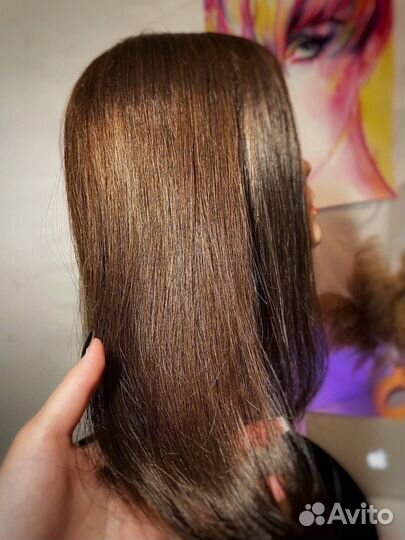 Накладка из натуральных волос