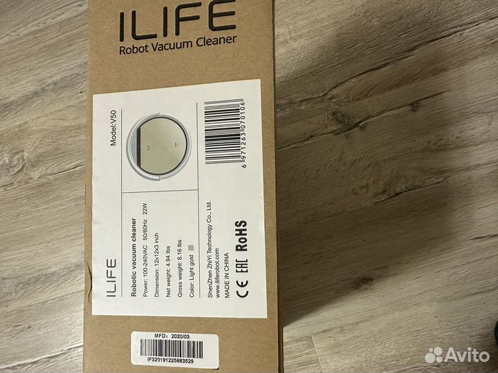 Робот пылесос ilife v50