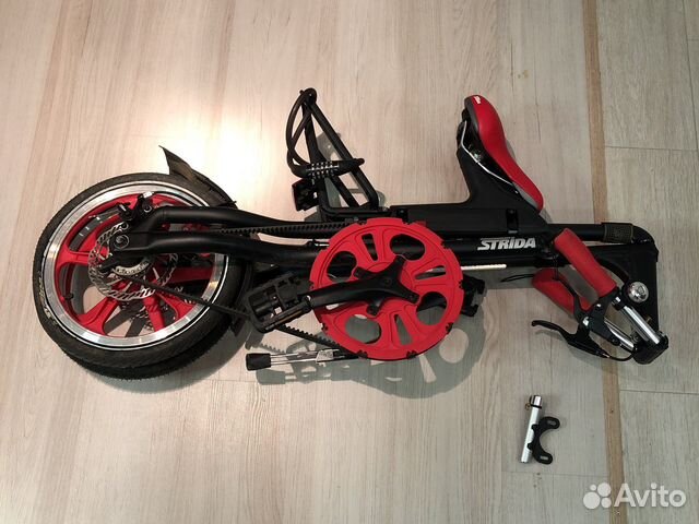 Складной велосипед Strida, Б/у купить в Москве | Авито