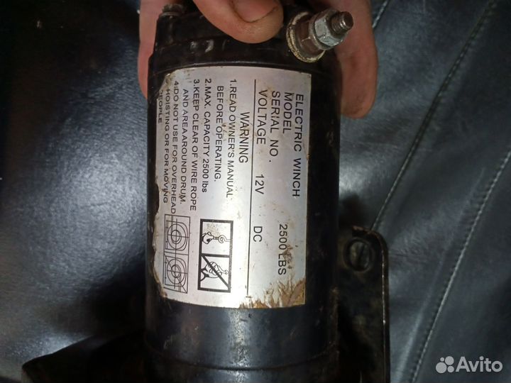 Лебедка электрическая 12v бу