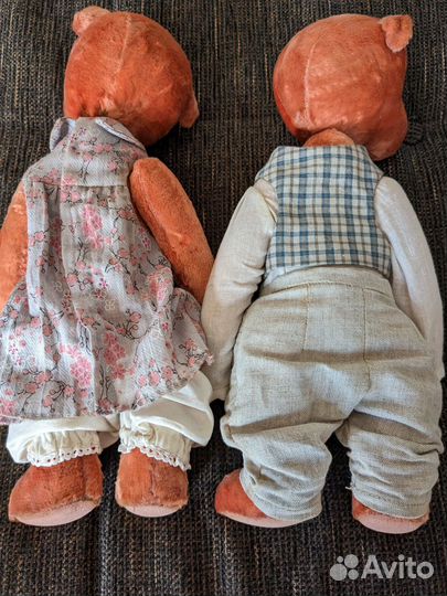 Винтажные медведи ручной работы