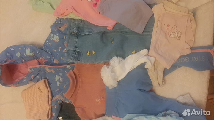 Детские вещи для девочки пакетом 92 98