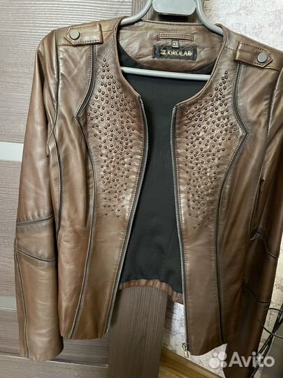 Куртка кожаная женская