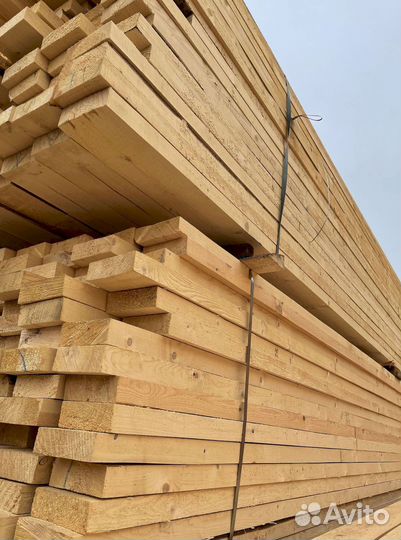 Доска обрезная 25х100